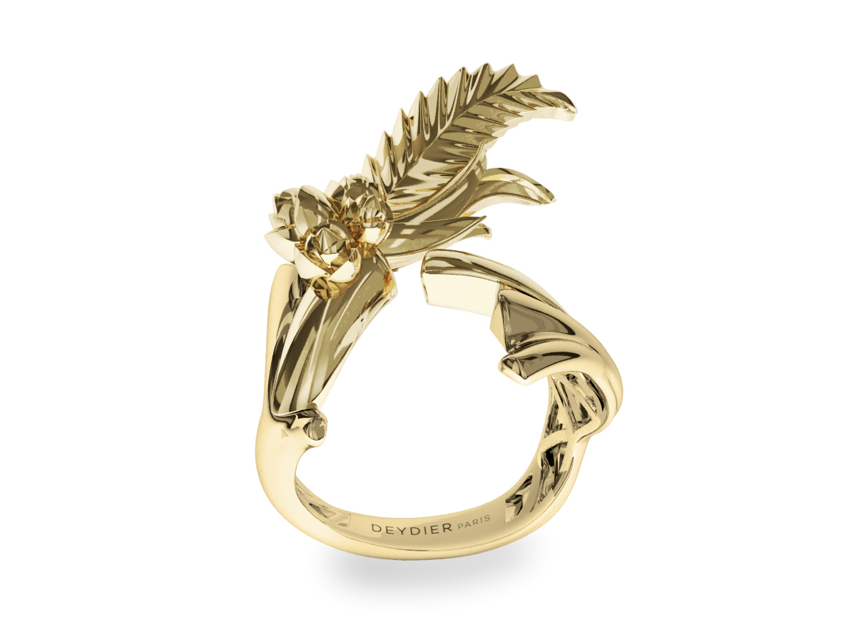 Bague Paradise Leaf - Or jaune 18 carats