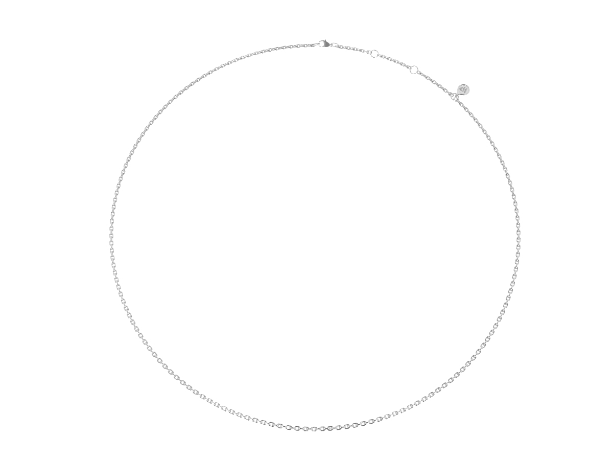 Collier Maille forçat diamantée -