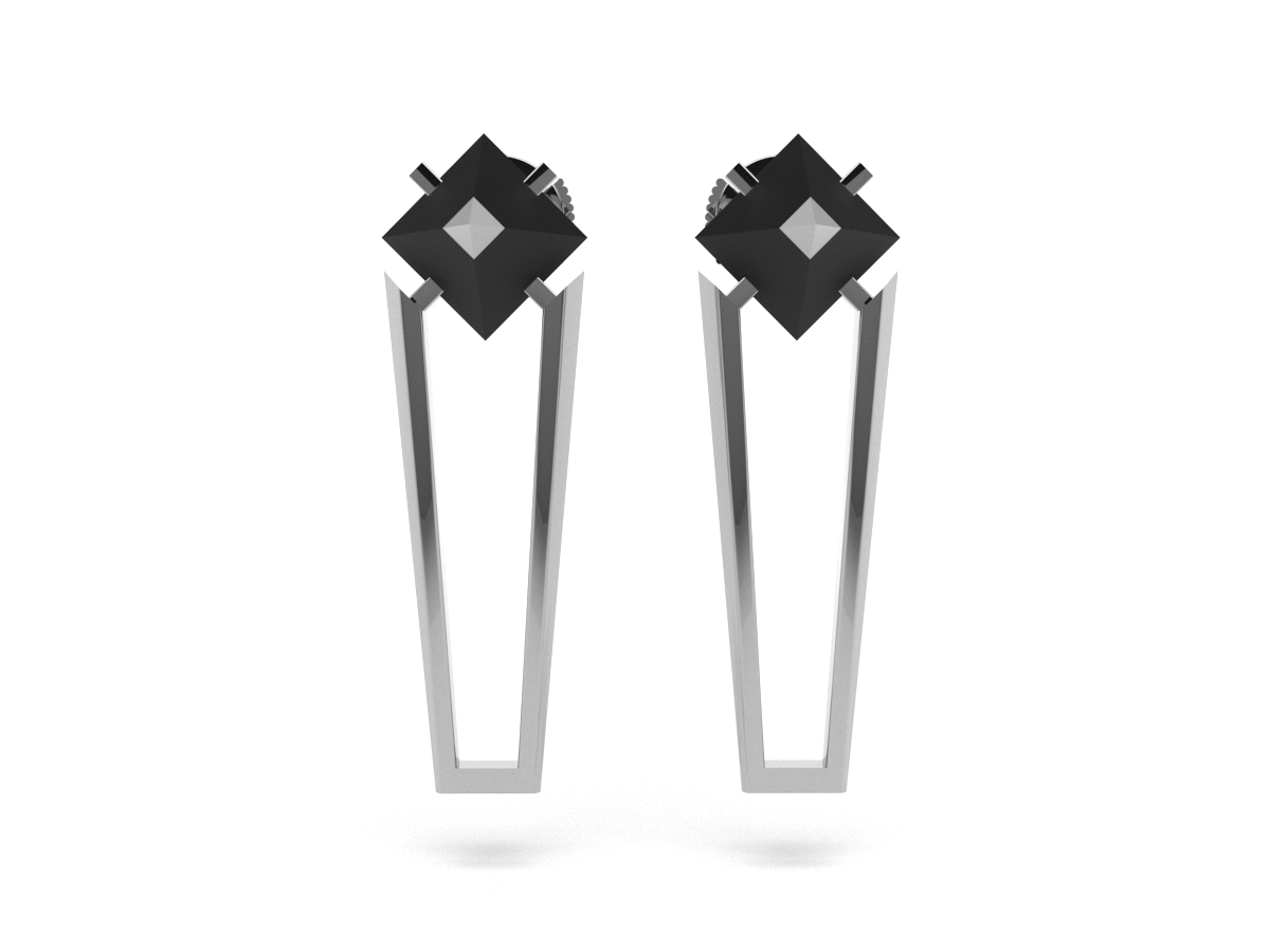 Boucles d'oreilles PYRAMIDE -