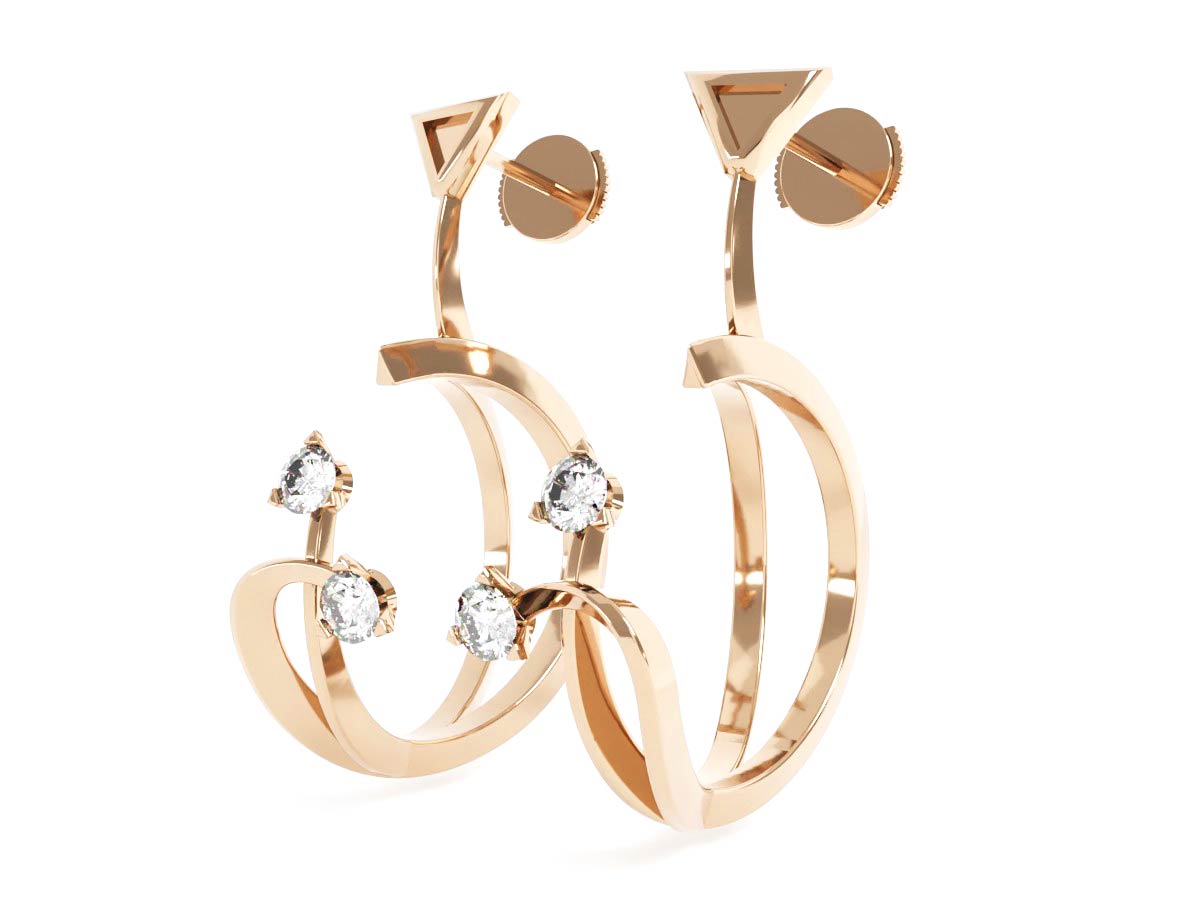 Boucles d'oreilles Fairy Tale Créole -
